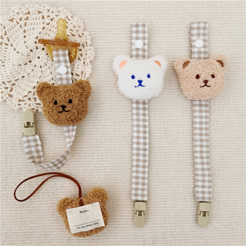 Bonito urso bebê chupeta clipe - Baby Products Moisturizer avaliação e preço